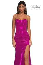 La Femme Dress 32757 - Hot Pink
