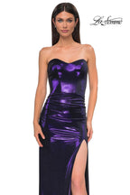 La Femme Dress 32757 - Purple