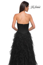 La Femme Dress 32760 - Black
