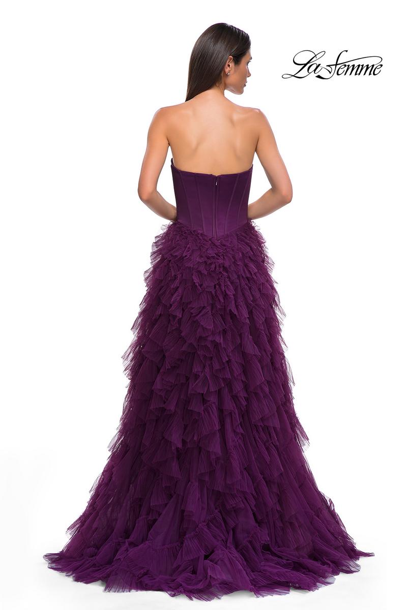 La Femme Dress 32760 - Dark Berry