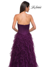 La Femme Dress 32760 - Dark Berry