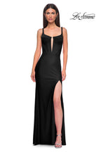 La Femme Dress 32763 - Black