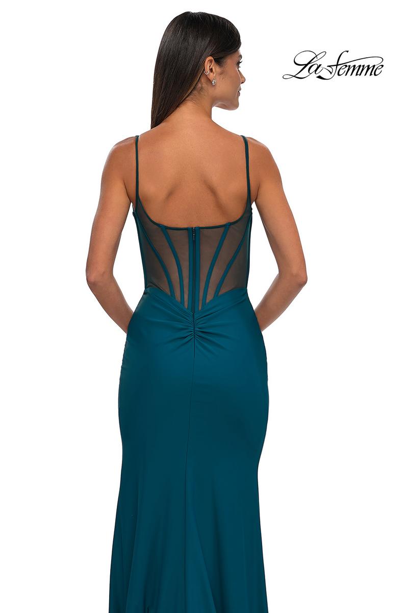 La Femme Dress 32763 - Dark Teal