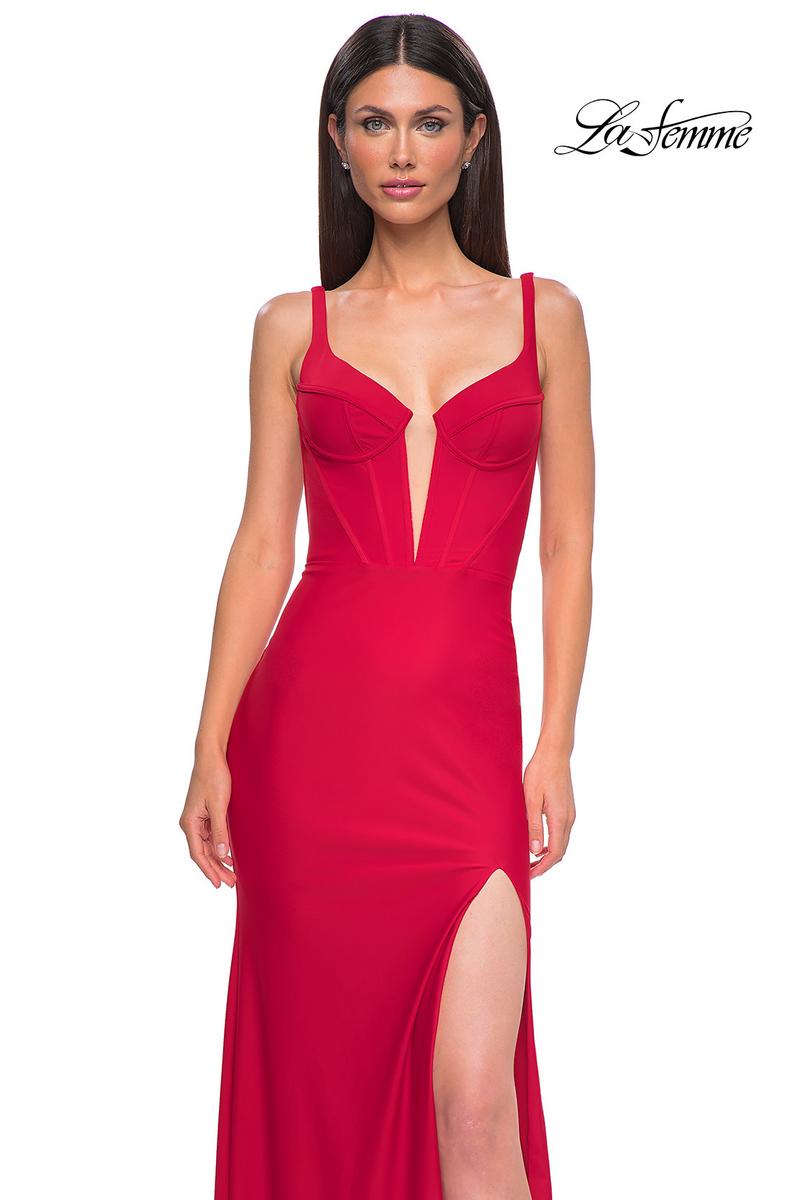 La Femme Dress 32763 - Red