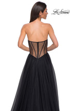 La Femme Dress 32771 - Black