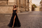 La Femme Dress 32771 - Black