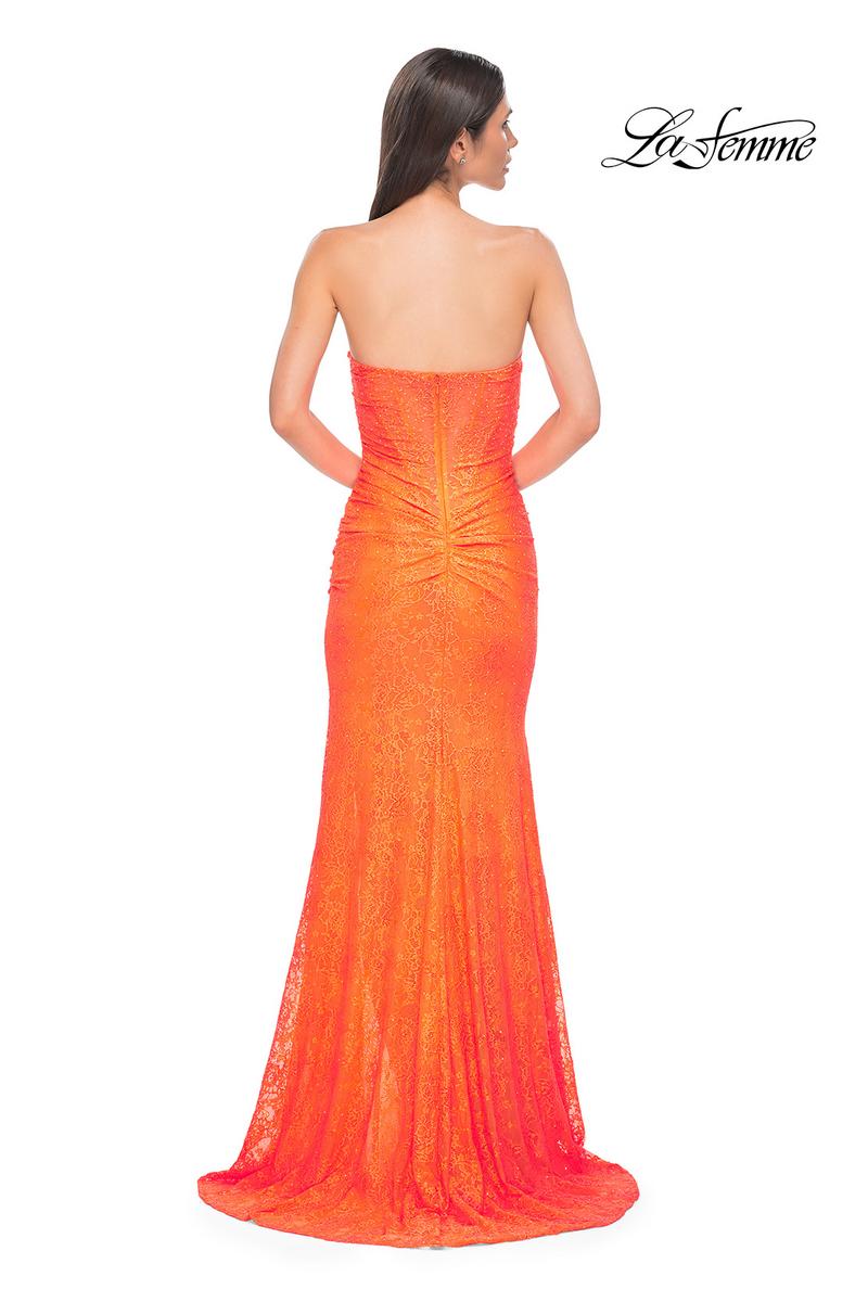 La Femme Dress 32773 - Bright Orange