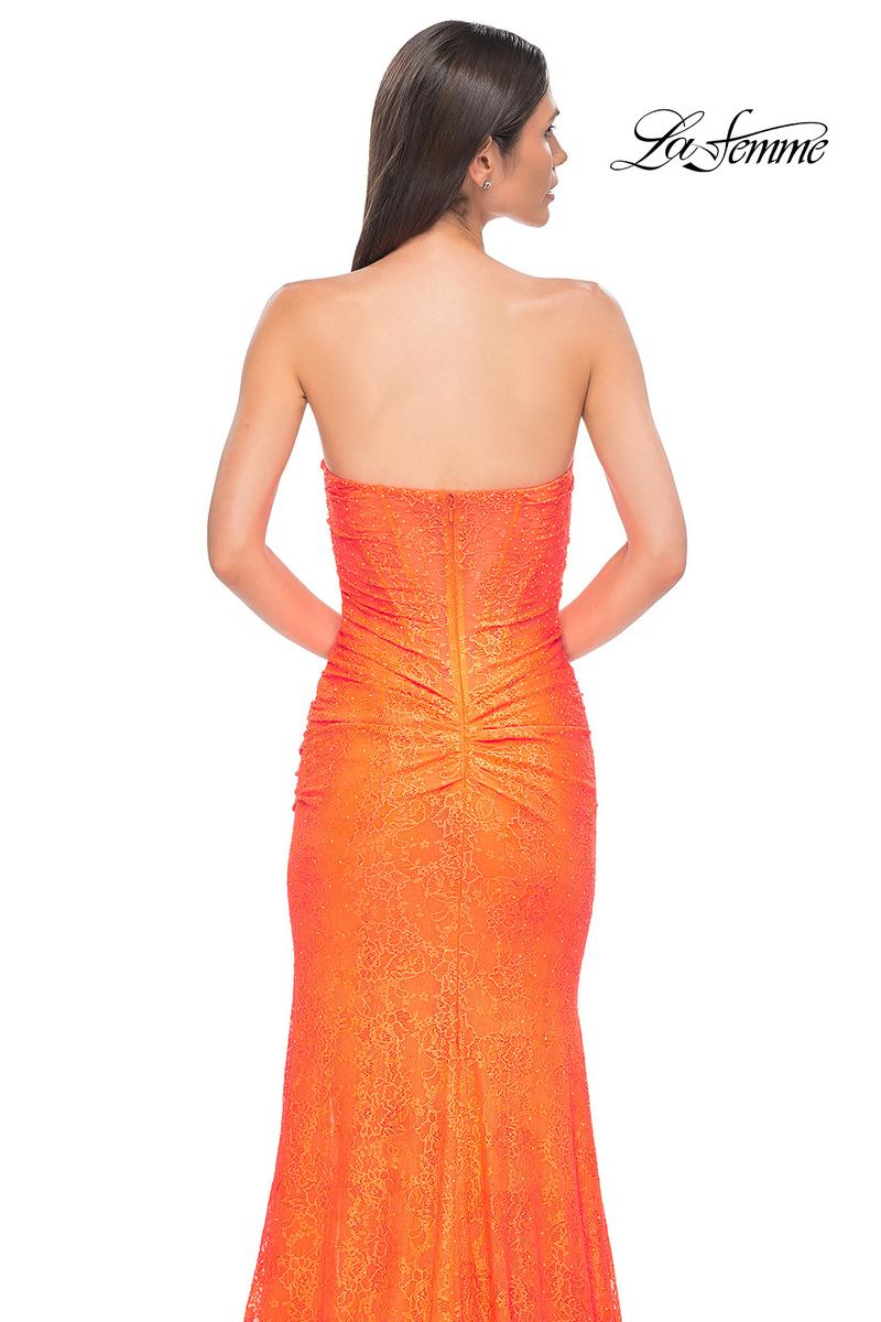 La Femme Dress 32773 - Bright Orange