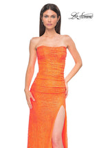 La Femme Dress 32773 - Bright Orange