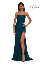 La Femme Dress 32773 - Dark Teal