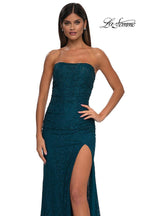 La Femme Dress 32773 - Dark Teal
