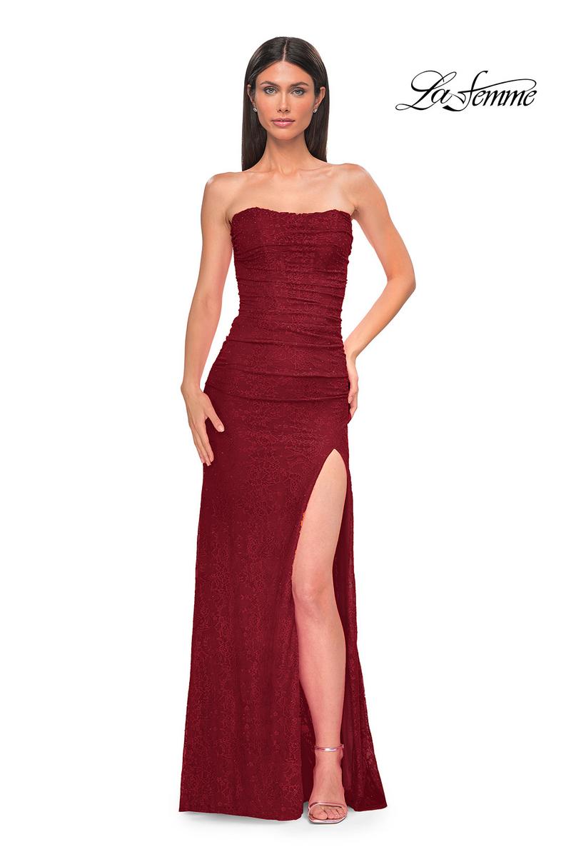 La Femme Dress 32773 - Red