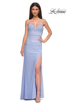 La Femme Dress 32774 - Light Periwinkle