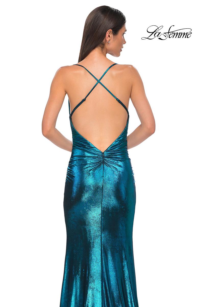 La Femme Dress 32782 - Dark Teal