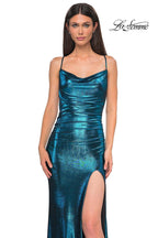 La Femme Dress 32782 - Dark Teal