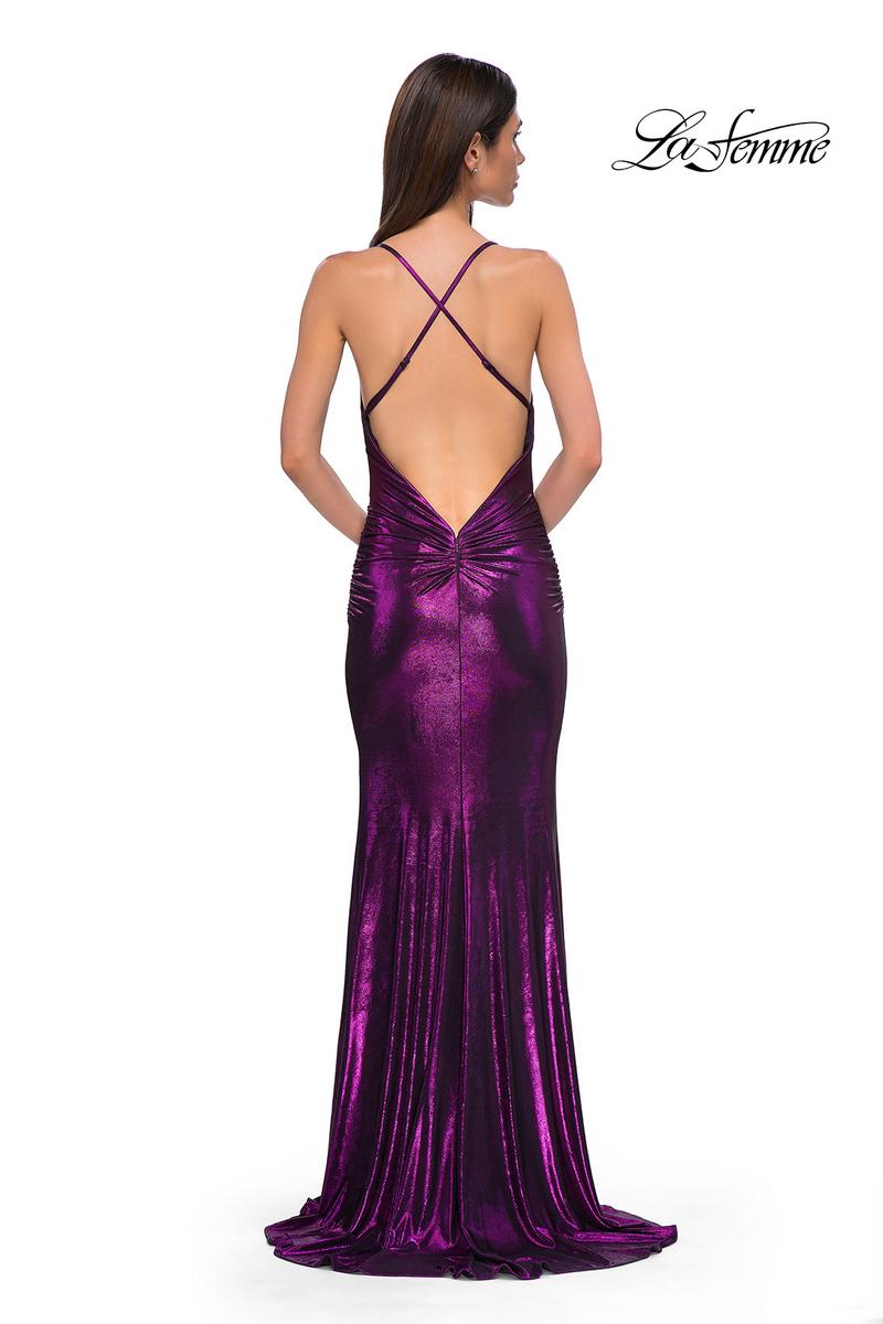 La Femme Dress 32782 - Purple