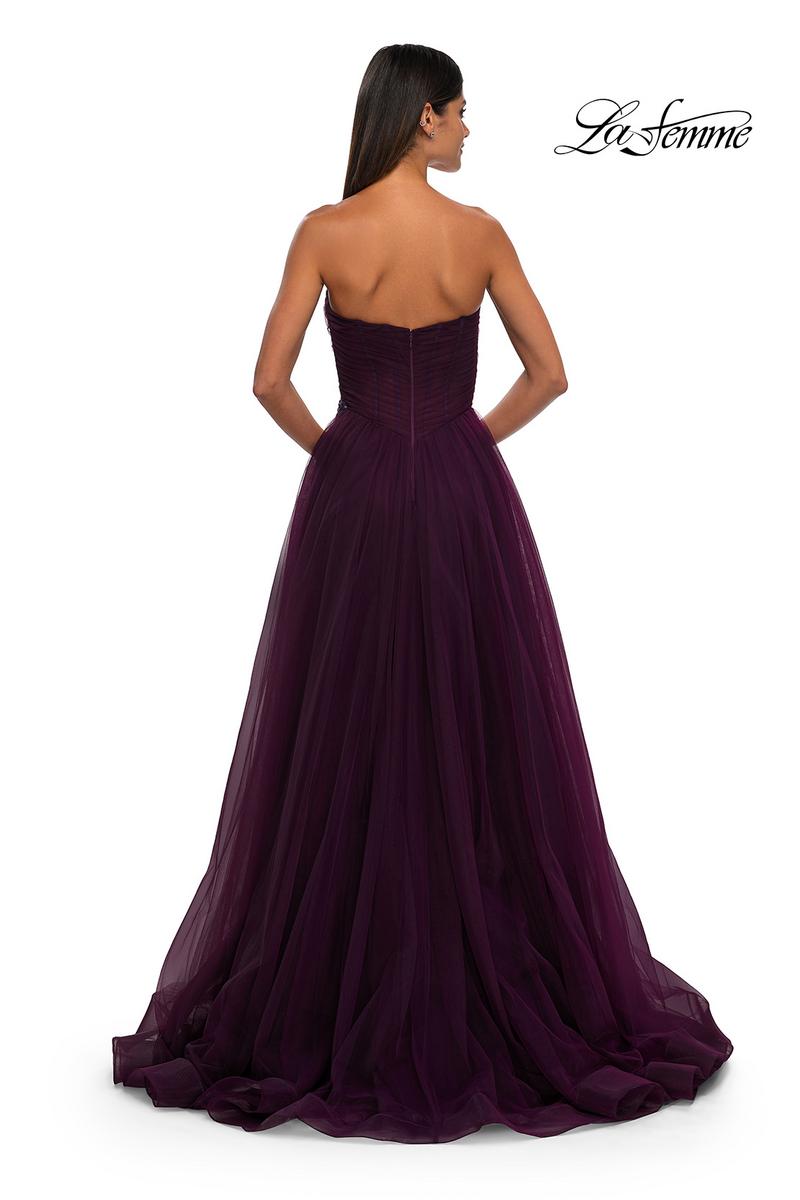 La Femme Dress 32789 - Dark Berry