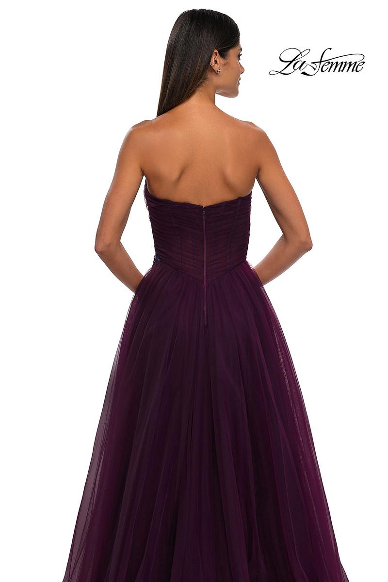 La Femme Dress 32789 - Dark Berry