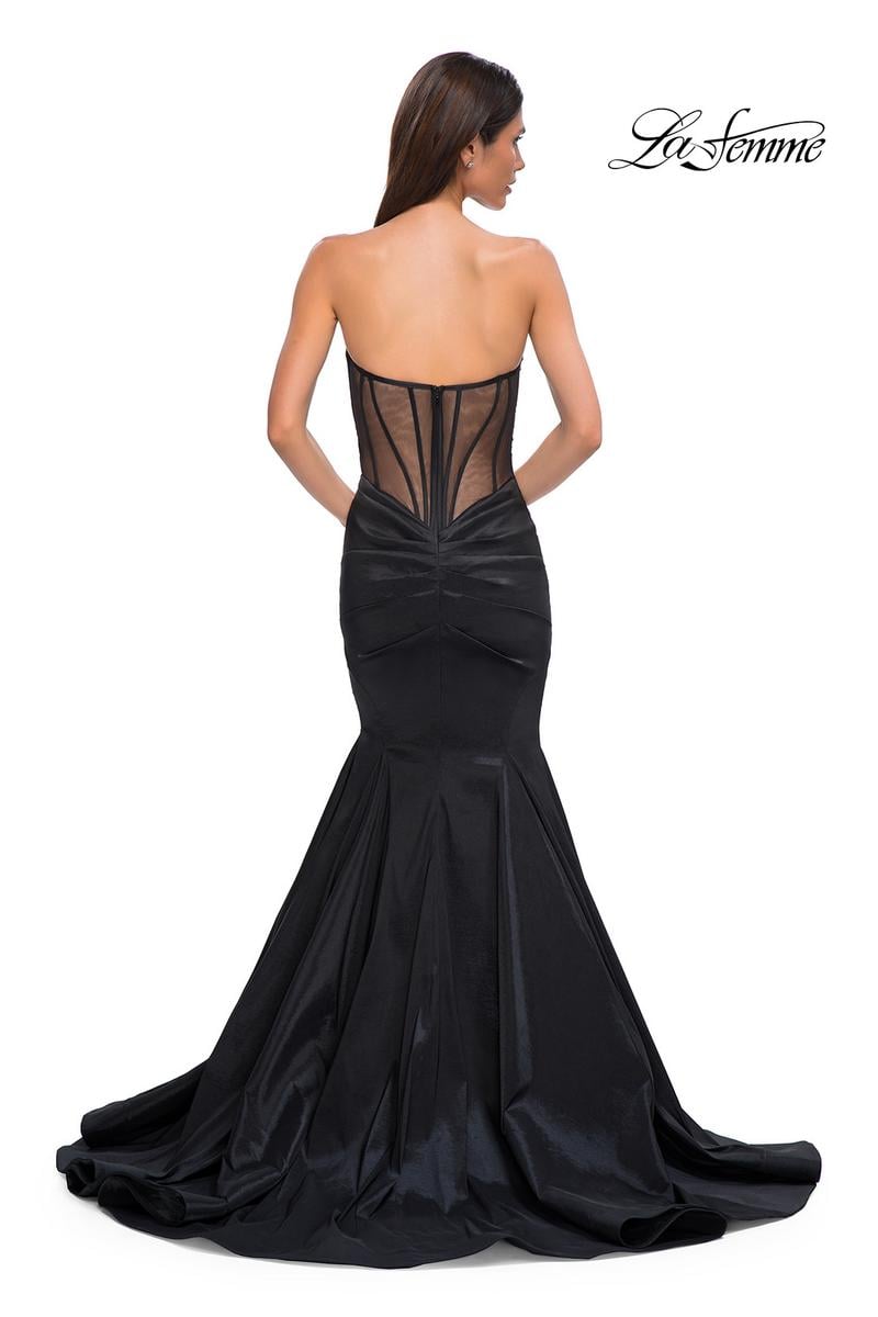 La Femme Dress 32791 - Black