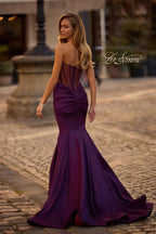 La Femme Dress 32791 - Dark Berry