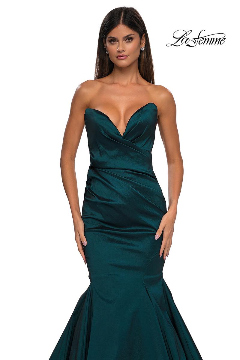 La Femme Dress 32791 - Dark Emerald