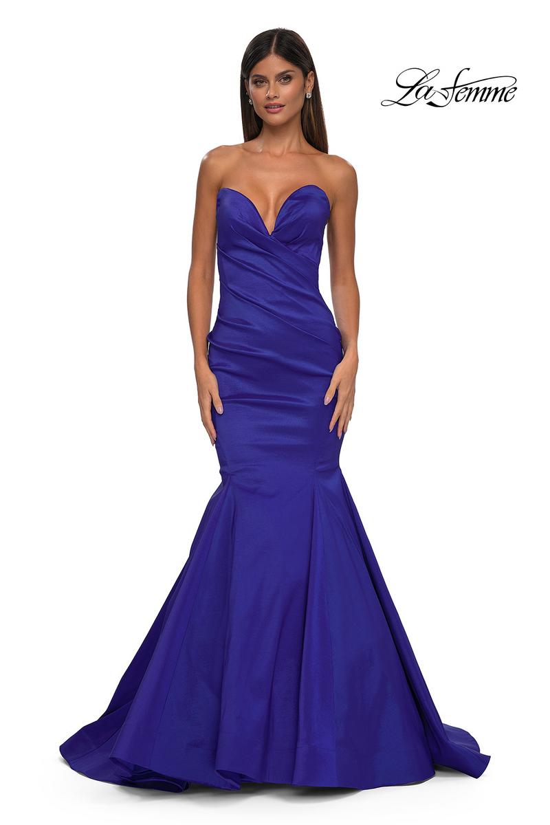 La Femme Dress 32791 - Royal Blue