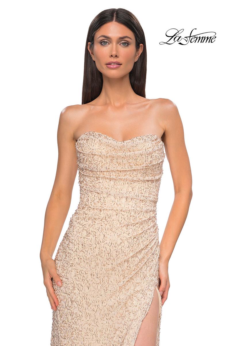 La Femme Dress 32794 - Champagne