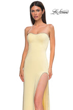 La Femme Dress 32799 - Pale Yellow