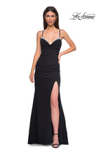La Femme Dress 32802 - Black
