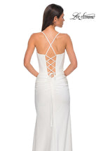La Femme Dress 32802 - Ivory