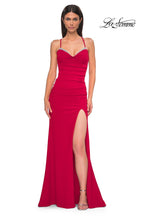 La Femme Dress 32802 - Red