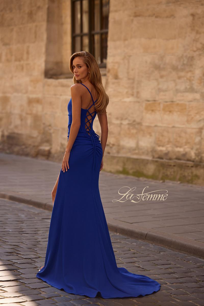 La Femme Dress 32802 - Royal Blue