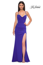 La Femme Dress 32802 - Royal Blue