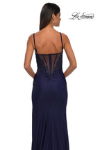La Femme Dress 32803 - Navy
