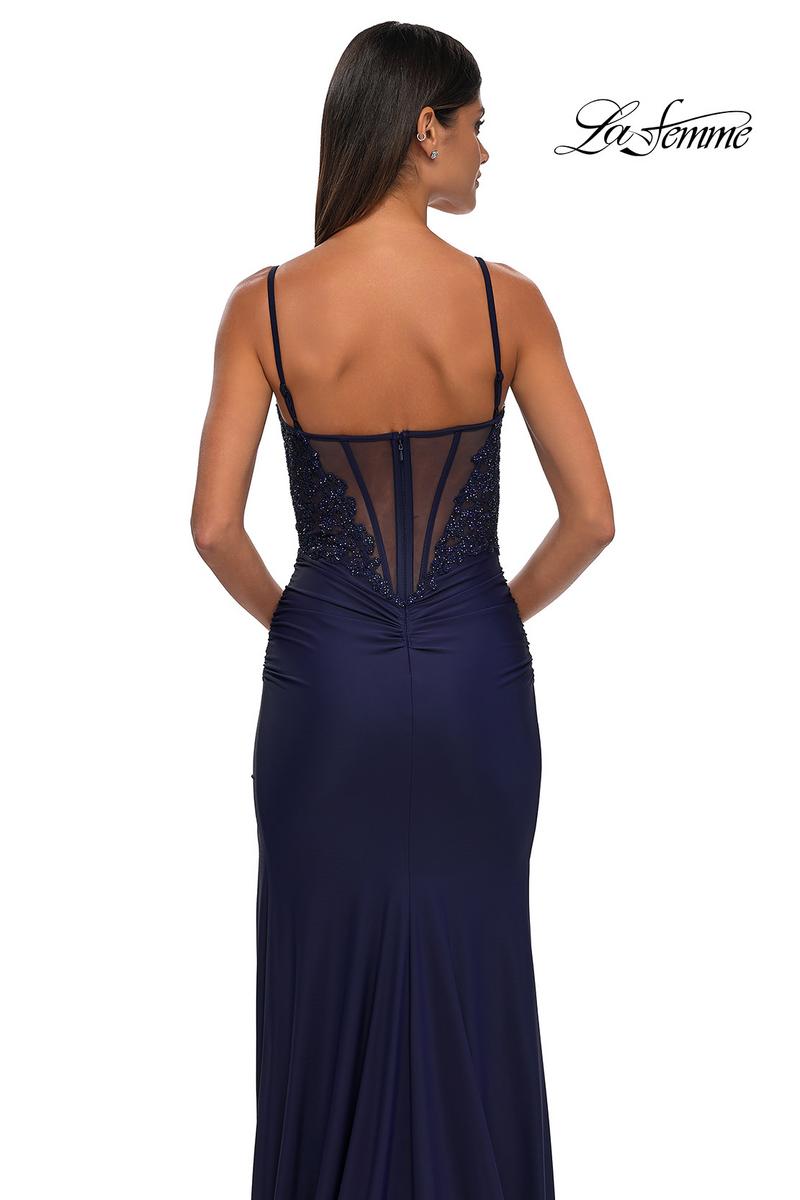 La Femme Dress 32803 - Navy