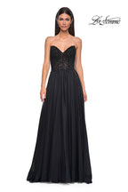 La Femme Dress 32804 - Black