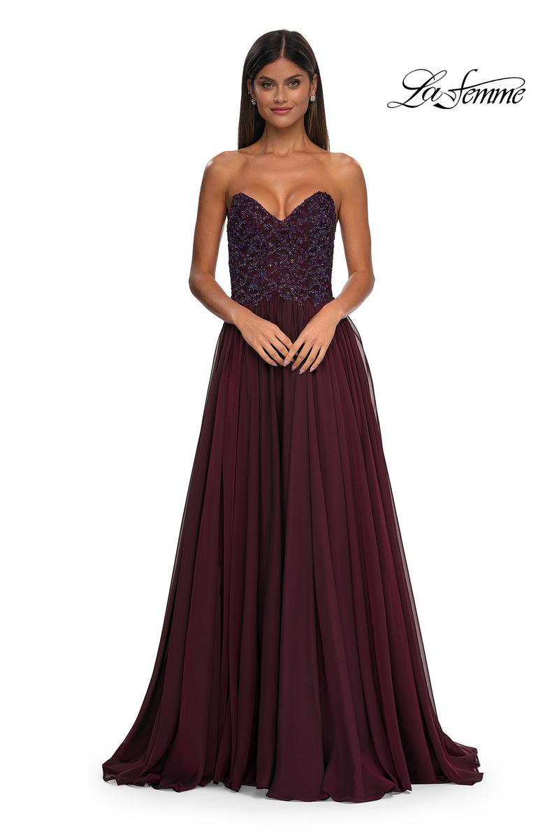 La Femme Dress 32804 - Garnet