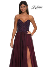 La Femme Dress 32804 - Garnet