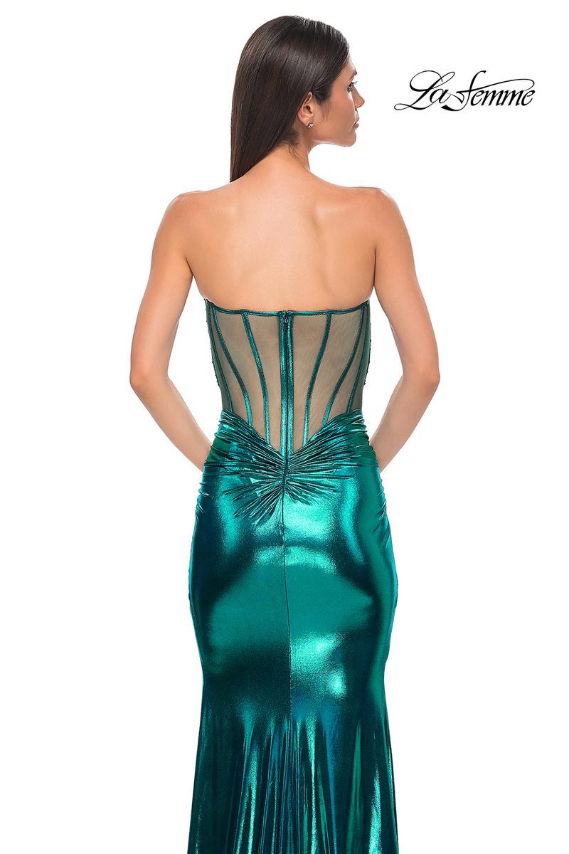La Femme Dress 32806 - Teal