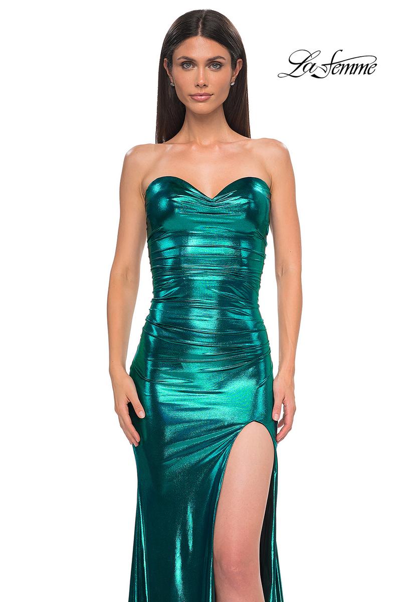 La Femme Dress 32806 - Teal