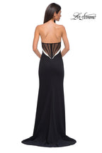 La Femme Dress 32808 - Black