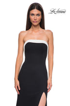 La Femme Dress 32808 - Black