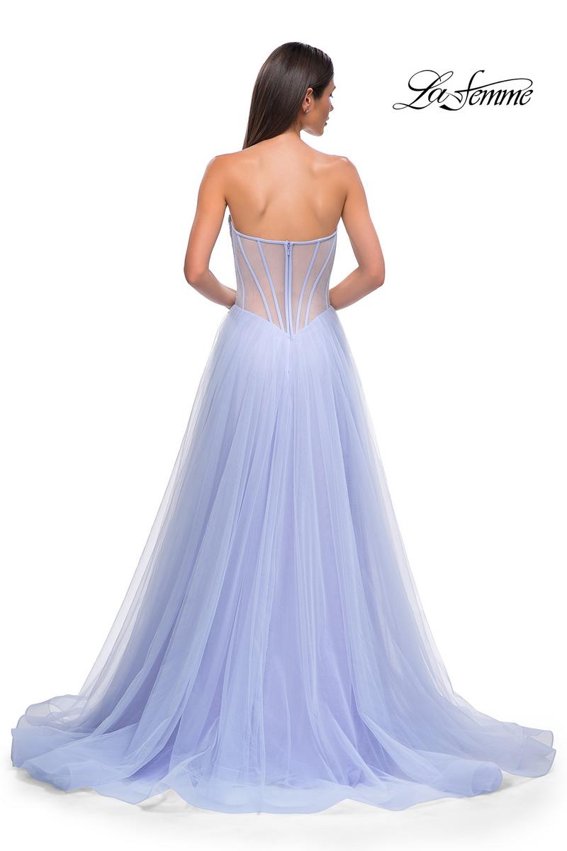 La Femme Dress 32811 - Light Periwinkle
