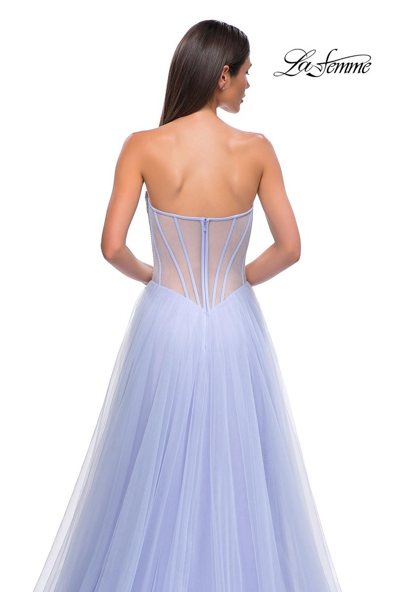 La Femme Dress 32811 - Light Periwinkle