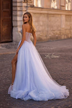 La Femme Dress 32811 - Light Periwinkle