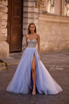 La Femme Dress 32811 - Light Periwinkle