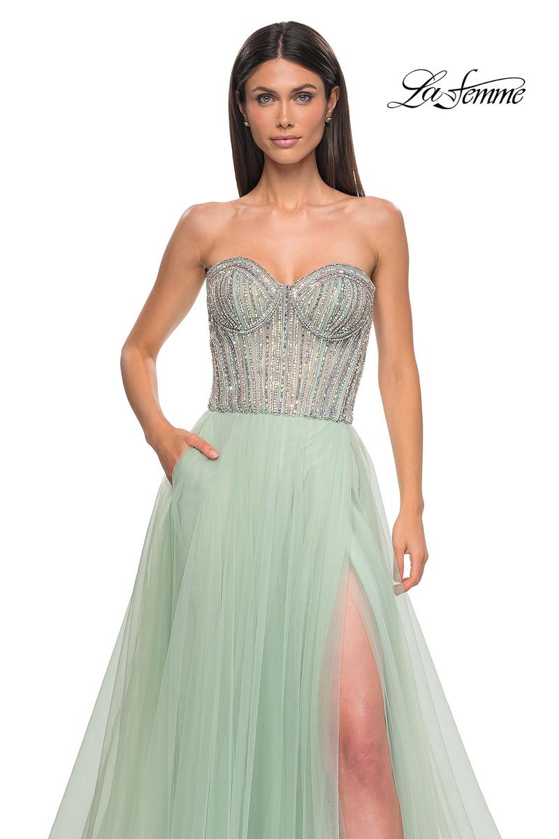 La Femme Dress 32811 - Sage