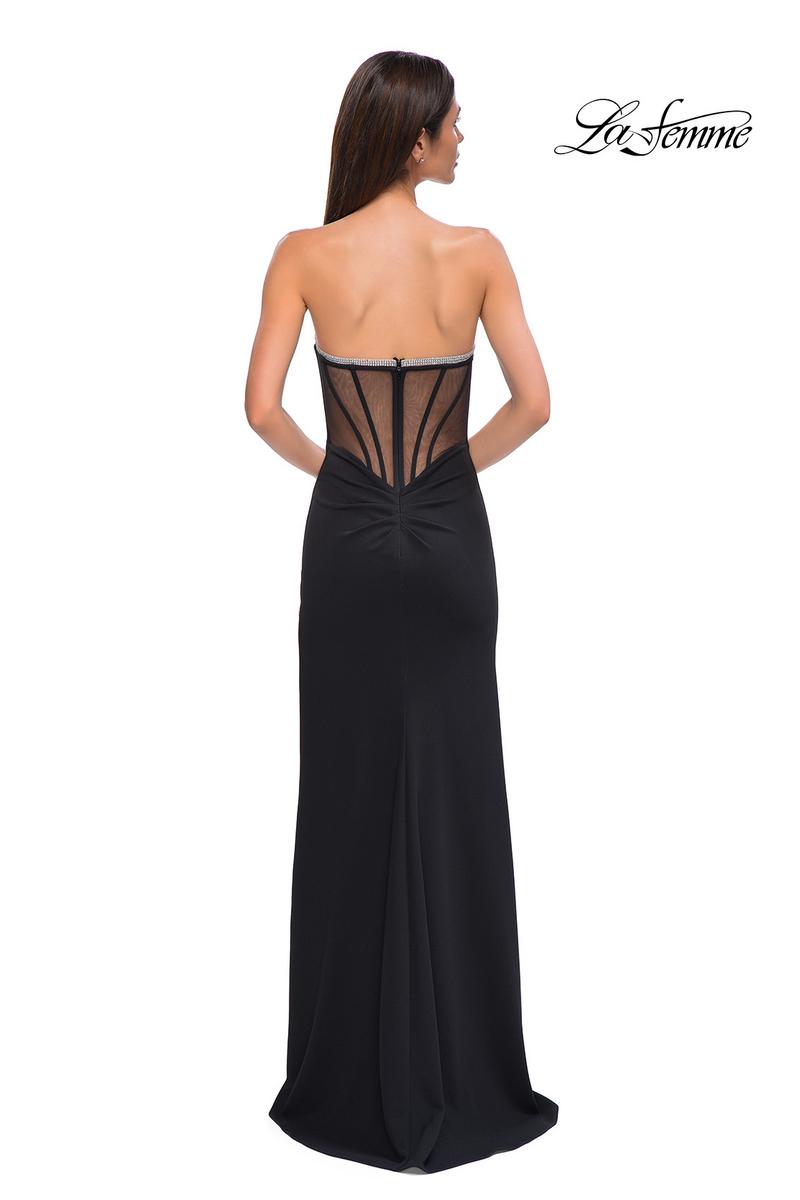 La Femme Dress 32825 - Black