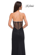 La Femme Dress 32825 - Black