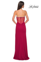La Femme Dress 32825 - Deep Red
